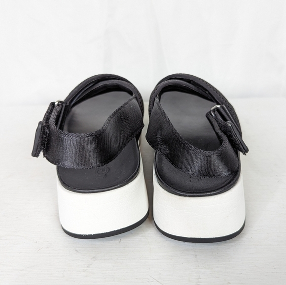 Ugg Nella Black Mesh Strappy Criss Cross Sandals - Picture 5 of 8